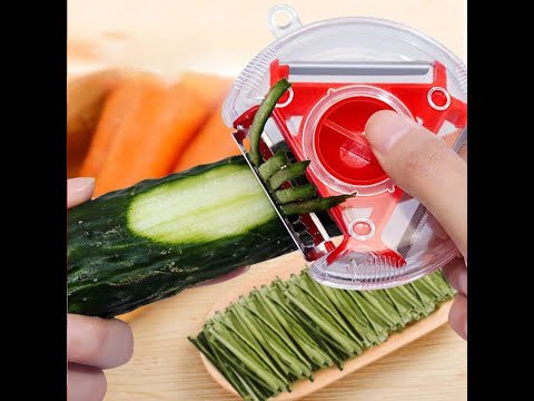 Portable Multipurpose Vegetable, Fruit and Potato Peeler, Slicer, Shredder and Cutter