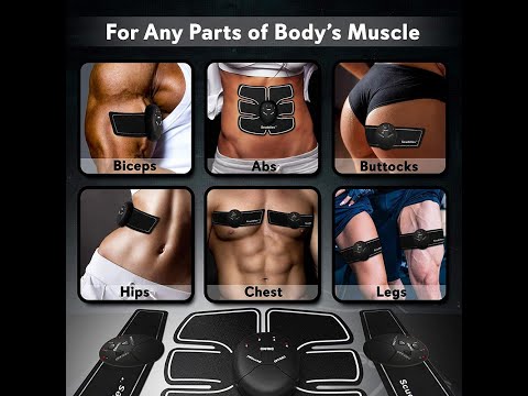 Unisex Electro Magnetic Muscle Massager and Stimulator for ABS, Arms and Butt